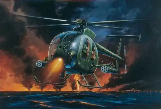 Italeri 0017 Hughes AH-6A Night Fox Seulement Aujourd'hui