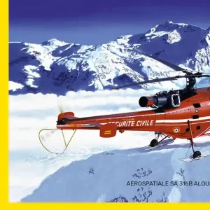 Jusqu'à Épuisement Des Stocks Heller 80289 Aerospatiale SA 316B Alouette III Sécurité Civile