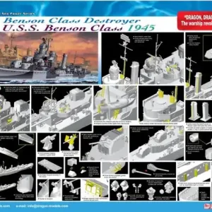 Dragon 1032 Benson Class Destroyer U.S.S. Benson (DD-421) Satisfait Ou Remboursé