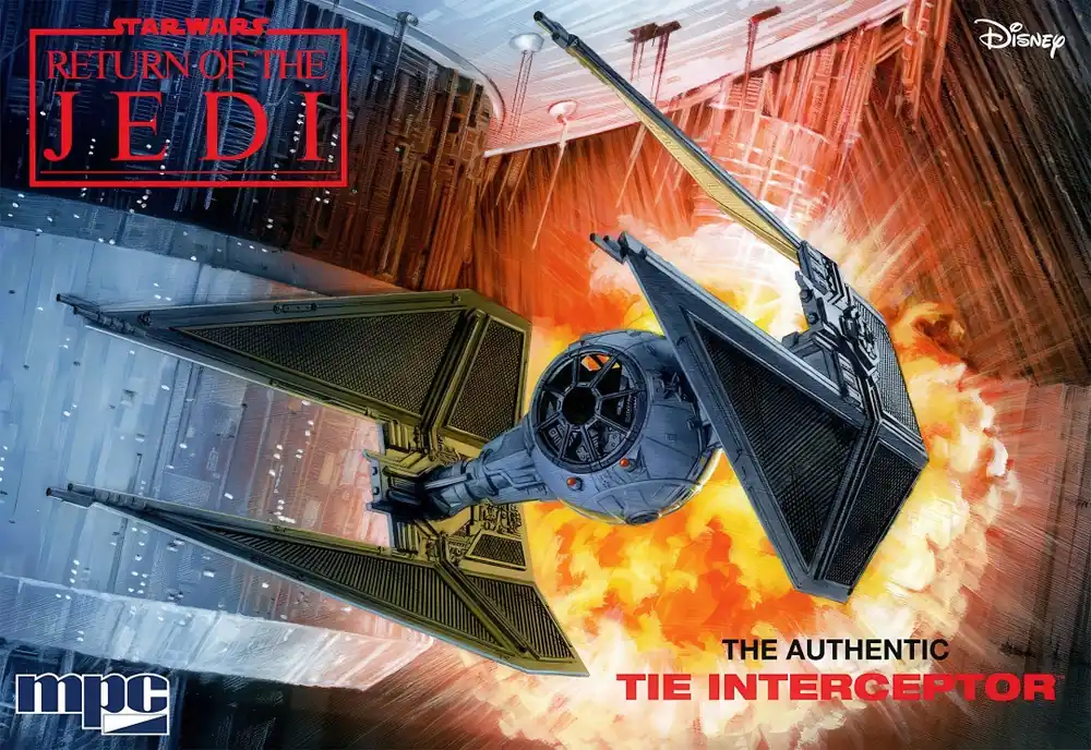 MPC 989 Star Wars Return Of The Jedi - TIE Interceptor Expédié Aujourd'hui
