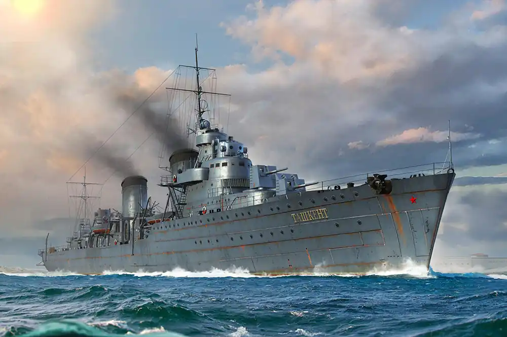 Certifié Trumpeter 06746 Russian Destroyer Taszkient 1940