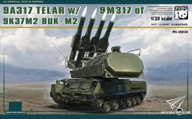 Offre Exclusive Panda Hobby 35034 9A317 TELAR With 9M317 Of 9K37M2 BUK-M2