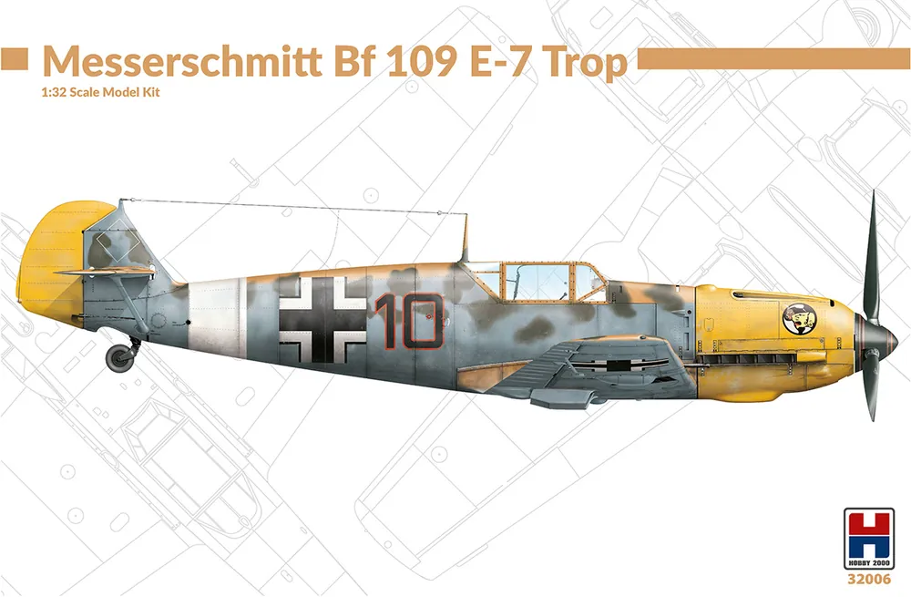 Hobby 2000 32006 Messerschmitt Bf 109 E-7 Trop Certifié
