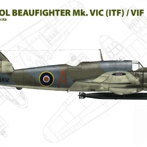 Jusqu'à Épuisement Des Stocks Hobby 2000 72004 Bristol Beaufighter Mk. VIC ( ITF ) / VIF