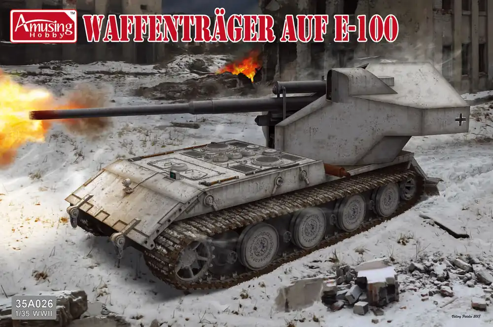 Authentique Amusing Hobby 35A026 Waffentrager auf E-100