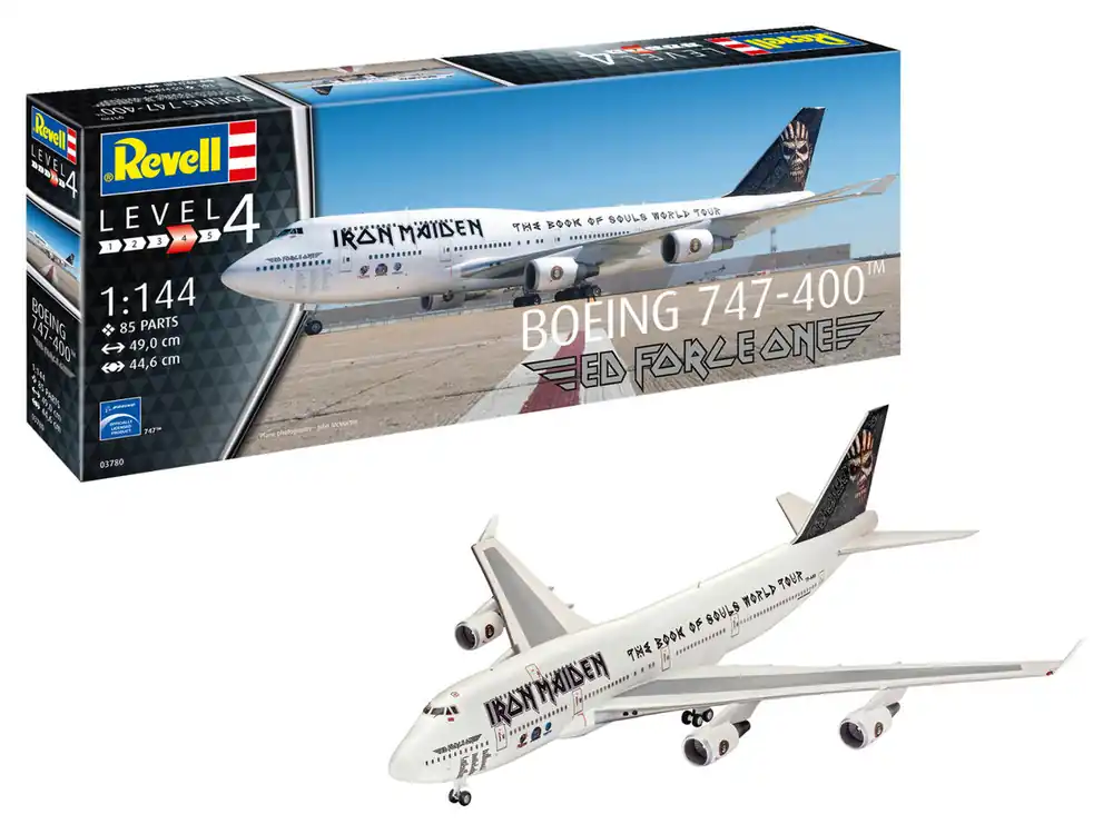 Revell 03780 Boeing 747-400 - IRON MAIDEN Ed Force One Solde