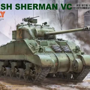 Rye Field Model RM-5038 British Sherman VC "VELIKIYE LUKI" W/ Workable Track Links Certifié