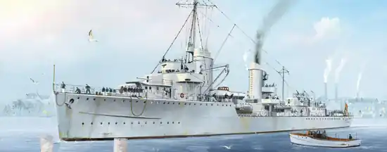 Solde Trumpeter 05793 German Zerstorser Z-7 1942