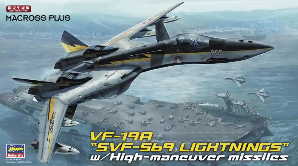 Populaire Hasegawa 65799 Macross Zero VF-19 A "SVF-569 Lightnings" with High-Maneuver Missiles "Macross Plus"