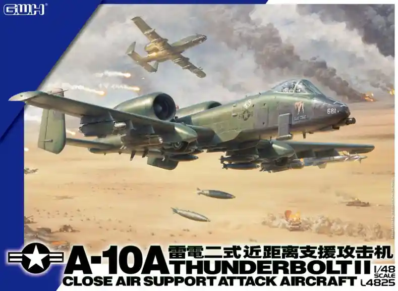 Lion Roar L4825 Fairchild A-10 A Thunderbolt II - Close Air Support Attack Aircraft Populaire