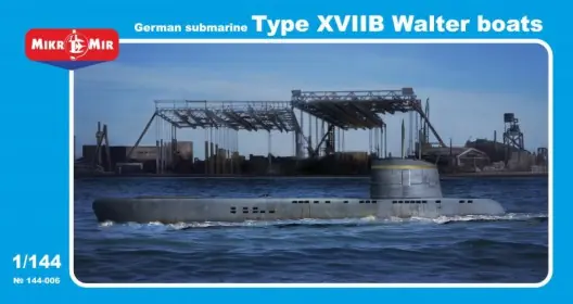 Mikromir 144-006 German submarine type XVIIB Walter boats Acheter En Ligne