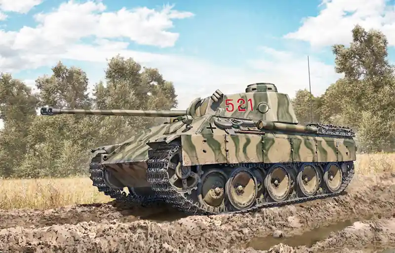 Italeri 90290 Pz.Kpfw.V Ausf.D Panther Pas Cher