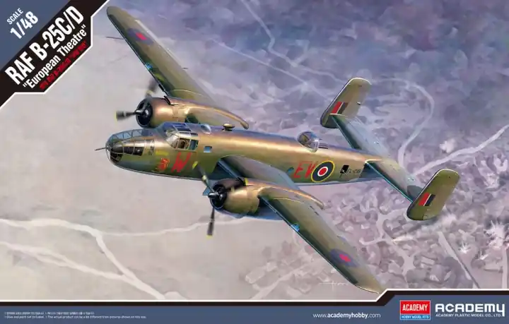 Academy 12339 RAF B-25C/D "European Theatre" Bon Marché