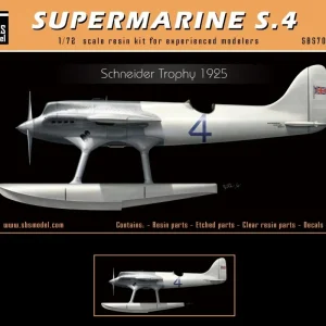 Dernier Modèle SBS Model 7041 Supermarine S.4 Float Plane (Schneider Trophy 1925)