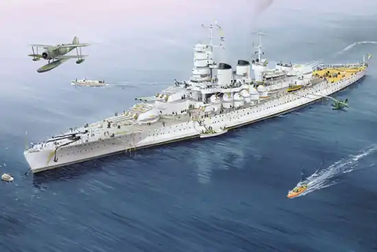 Vente Flash Trumpeter 05779 Italian Navy Battleship RN Vittorio Veneto 1940