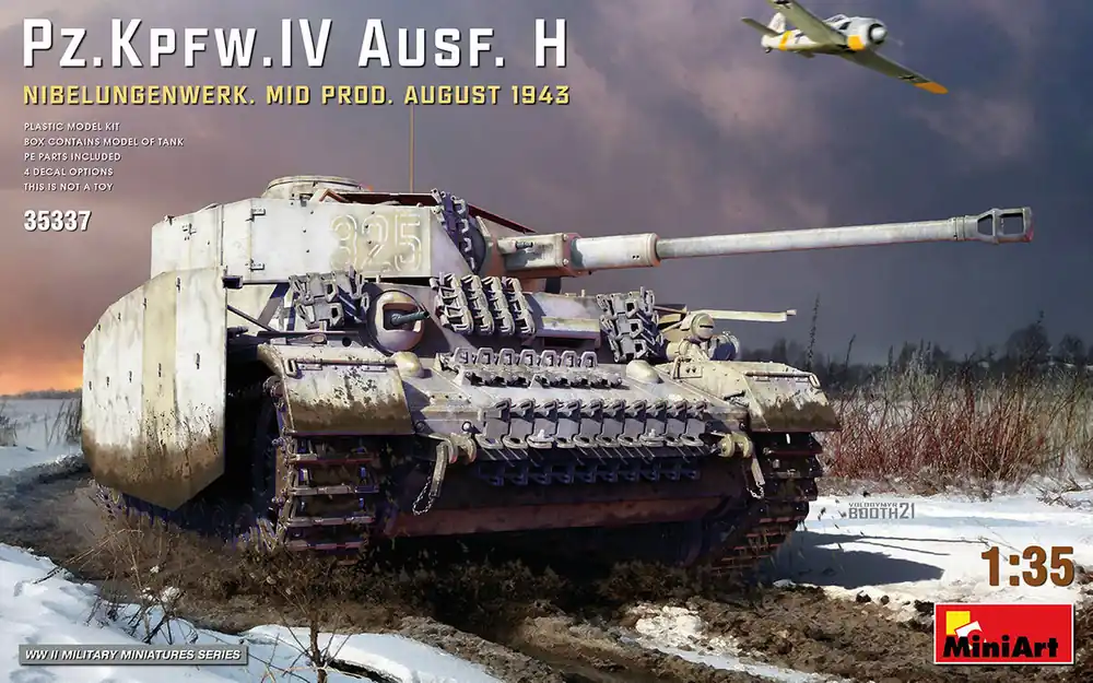 Must-Have MiniArt 35337 Pz.Kpfw.IV Ausf. H NIBELUNGENWERK. Mid PROD. August 1943