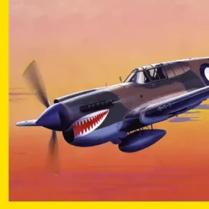 Heller 56266 P-40 Kitty Hawk - Starter Kit Must-Have