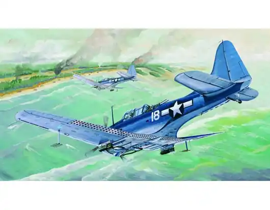 Seulement Aujourd'hui Trumpeter 02243 US Navy SBD-5/A-24B Dauntless