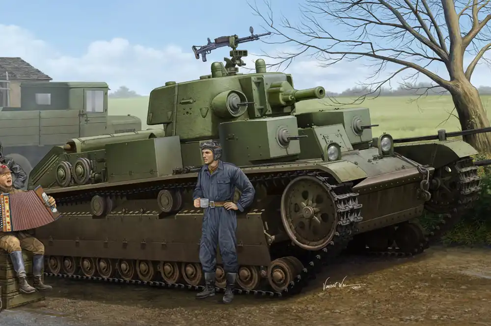 Meilleur Choix Hobby Boss 83855 Soviet T-28 Medium Tank (Cone turret)