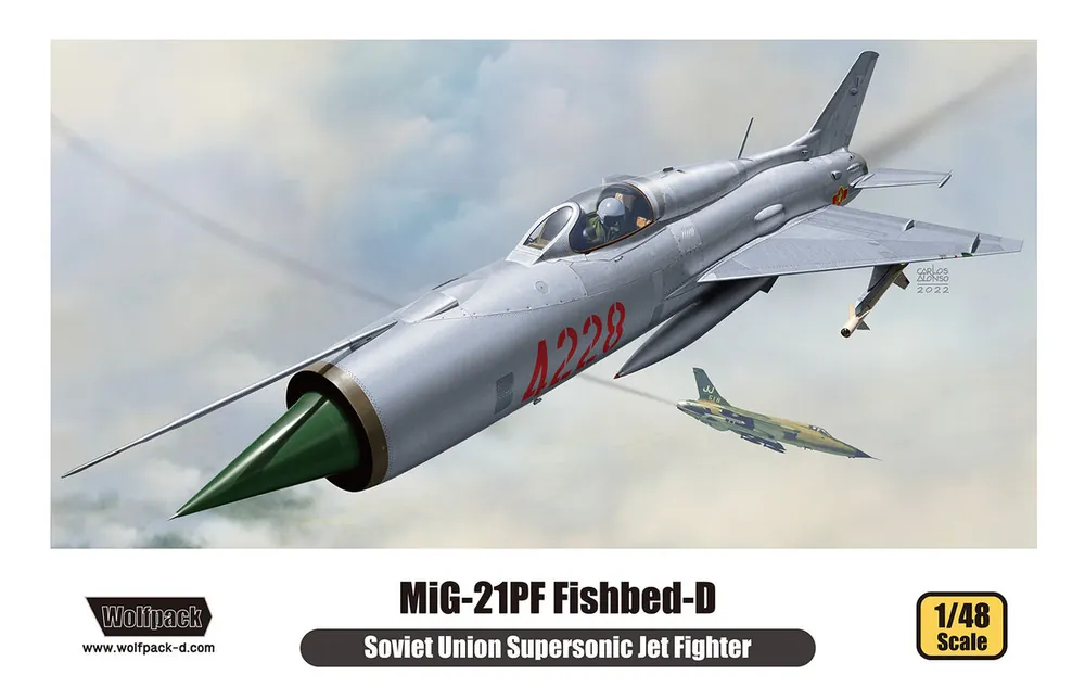 Wolfpack Design WP14821 MiG-21 PF Fishbed-D - Izdeliya 76 (Premium Edition Kit) Expédié Aujourd'hui