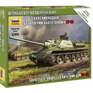 Prix Réduit Zvezda 6289 SU-85 Soviet Self-Propelled Anti-Tank Gun