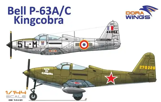 Super Prix Dora Wings 14401 Bell P-63A/C Kingcobra (2 in 1)