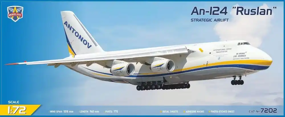 Modelsvit 7202 An-124 "Ruslan" Strategic Airlift Dernière Chance