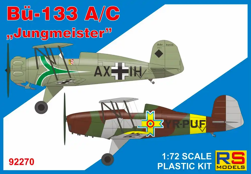 Seulement Aujourd'hui RS Models 92270 Bücker 133 A/C "Jungmeister"