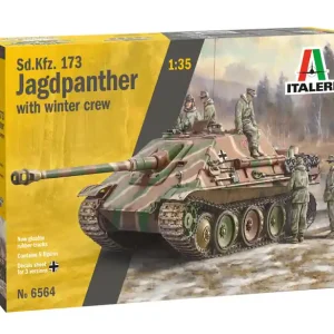 Solde Italeri 6564 Sd.Kfz.173 JAGDPANTHER with winter crew