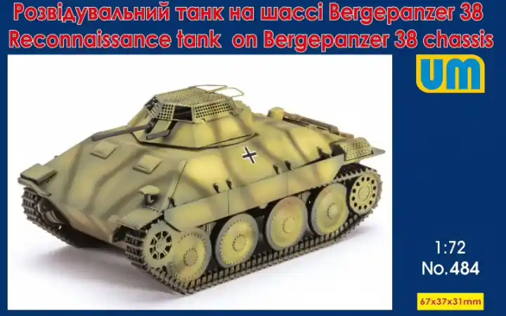 Unimodels 484 Reconnaissance tank on Bergepanzer 38 chassis Offre Exclusive