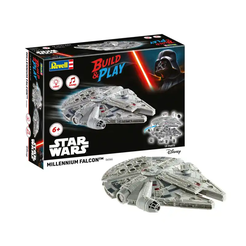 Faucon Millenium (son et lumière), build & play - Revell 06566 - 1/164 Retour Gratuit