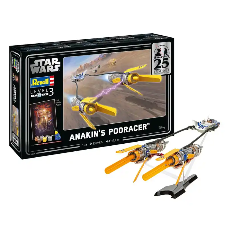 Coffret 25 ans, Anakin‘s podracer - REVELL 05639 - 1/31 Usine Directe