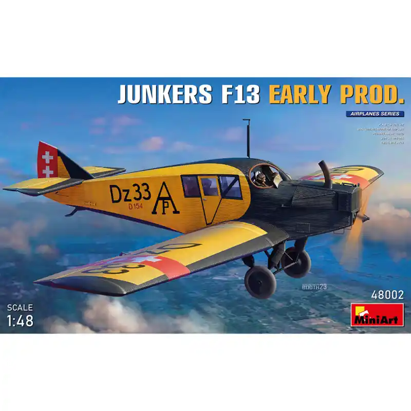 Expédié Aujourd'hui Junkers F13 Early prod. - MiniArt 48002 - 1/48