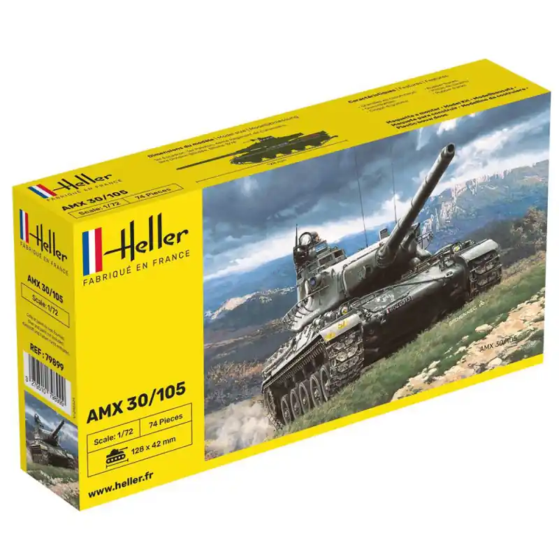 Char moyen AMX 30 - HELLER 79899 - 1/72 Remise