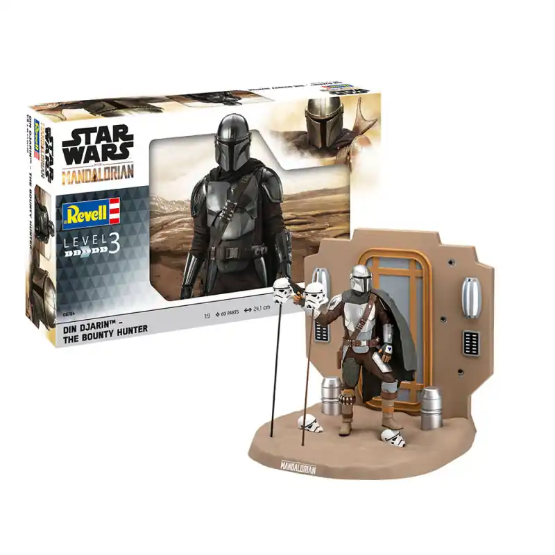 Expédié Aujourd'hui Din Djarin, Chasseur de Primes, Star Wars, The Mandalorian - REVELL 6784 - 1/9