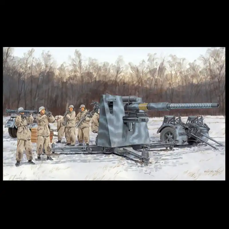 Canon FlaK 36 88mm et soldats - DRAGON 6260 - 1/35 Offre Du Jour