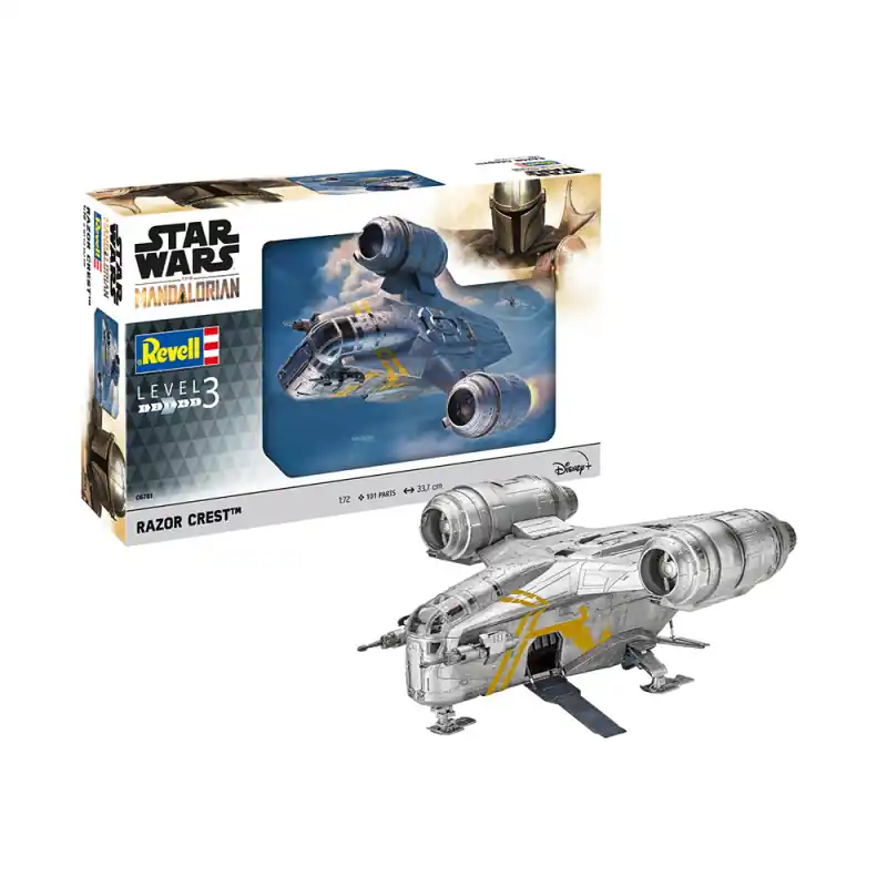 Razor Crest, Star Wars, The Mandalorian - REVELL 6781 - 1/72 Prix Cassé