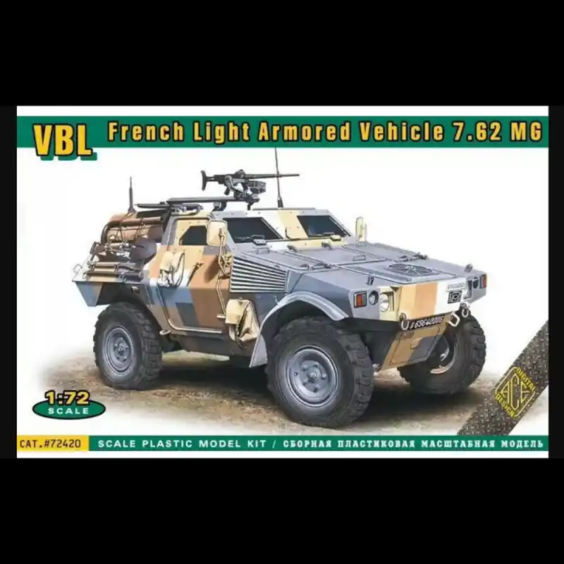 Remise VBL (voiture blindée légère) base courte. 7.62MG - ACE 72420 - 1/72