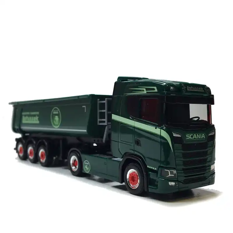 Scania, CS 20 ND, semi-remorque benne, Latussek - HERPA 320337 - HO 1/87 Commander Maintenant