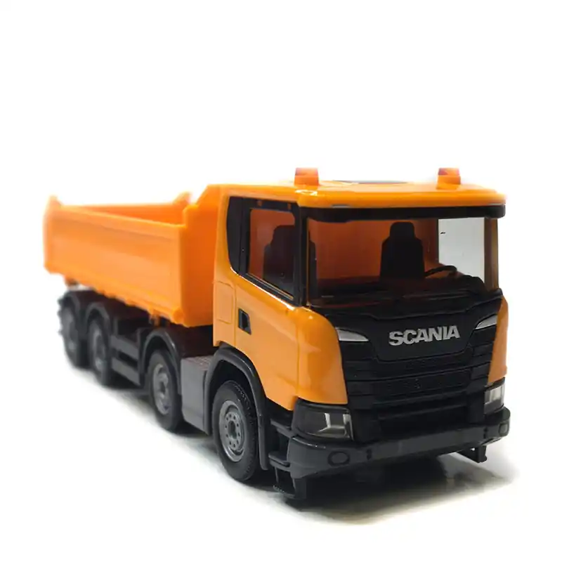Camion benne, Scania XT17, orange - HERPA 316996 - HO 1/87 Dernière Chance