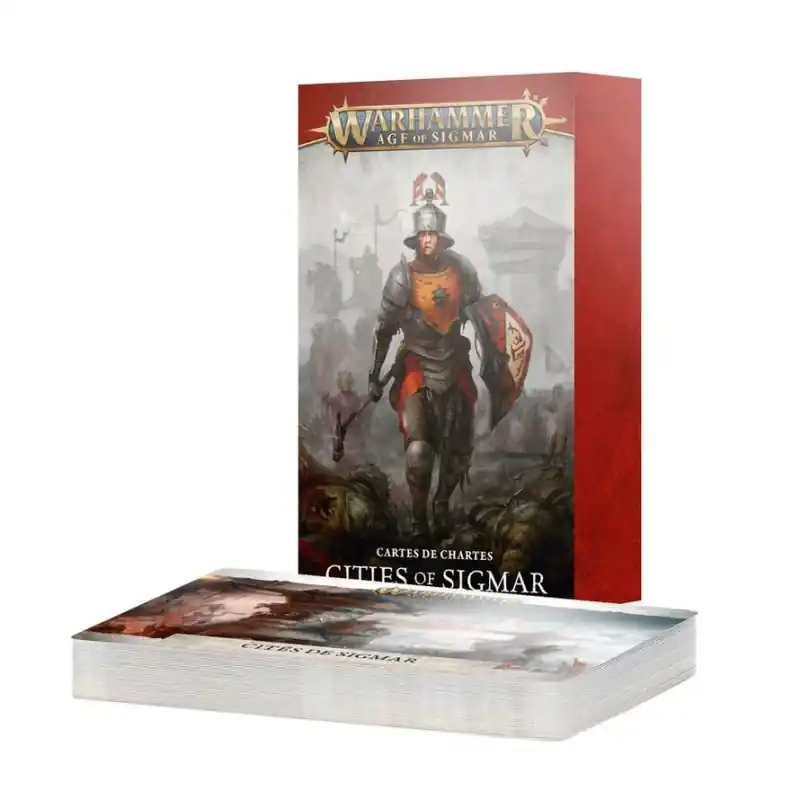 Top Vente Warhammer Age of Sigmar, Cartes de Charte, Cities of Sigmar - WARHAMMER 01050202001 86-48