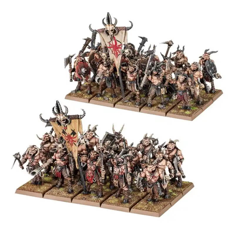 Warhammer The Old World - Beastmen Brayherds Gor Herd - WARHAMMER 08-106 Satisfait Ou Remboursé