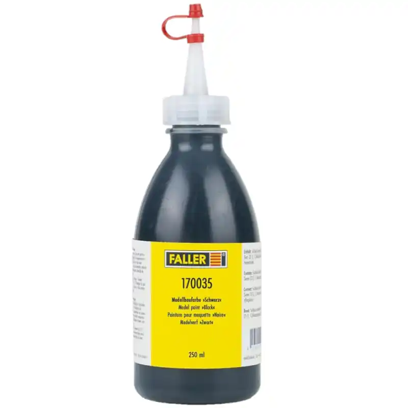 Peinture pour maquettes Noir, 250 ml - FALLER 170035 Livraison Express