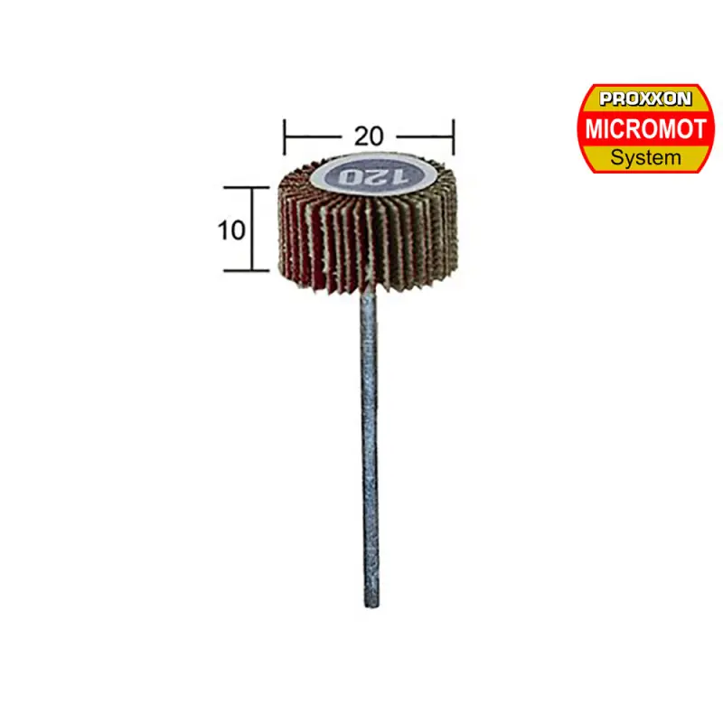 Meule à lamelles en corindon Ø20 x 10 mm - PROXXON 28984 Prix Cassé