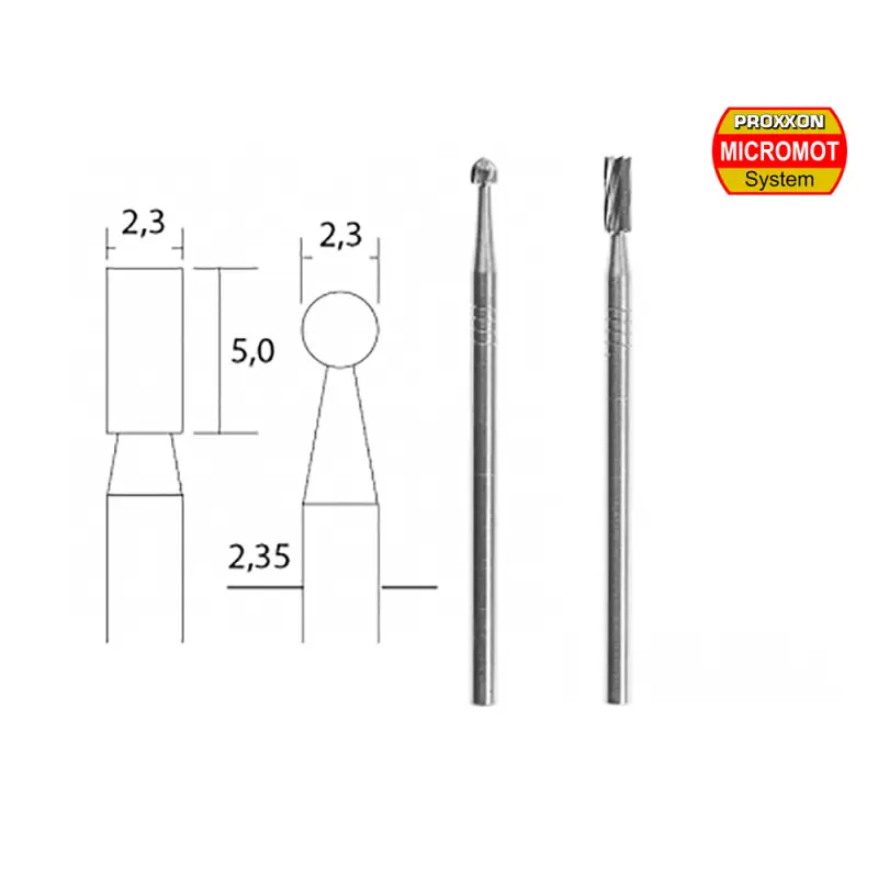 Embouts de fraise en métal renforcé (x2) - PROXXON 28750 Vente Flash
