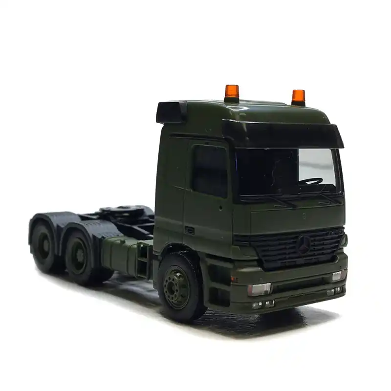 Acheter En Ligne Mercedes Benz, Actros L MP1, tracteur à 3 essieux, vert olive - HERPA 747264 - HO 1/87