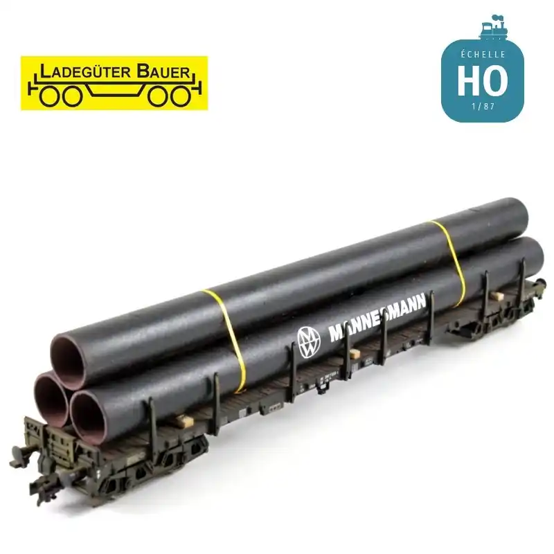 Meilleur Choix Grand tubes en pile trapézoïdal HO Ladegüter Bauer H01103