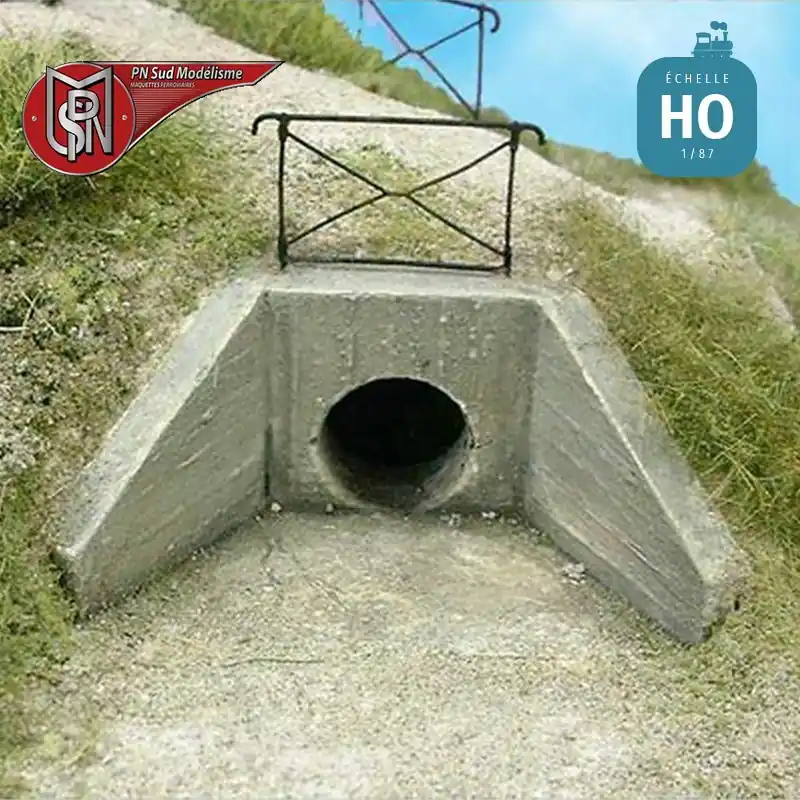 Affaire À Saisir Buse d‘évacuation d‘eau (2 pcs) HO PN Sud Modélisme 8734