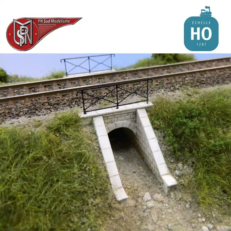 Usine Directe Aqueduc de talus (2 pcs) HO PN Sud Modélisme 87113