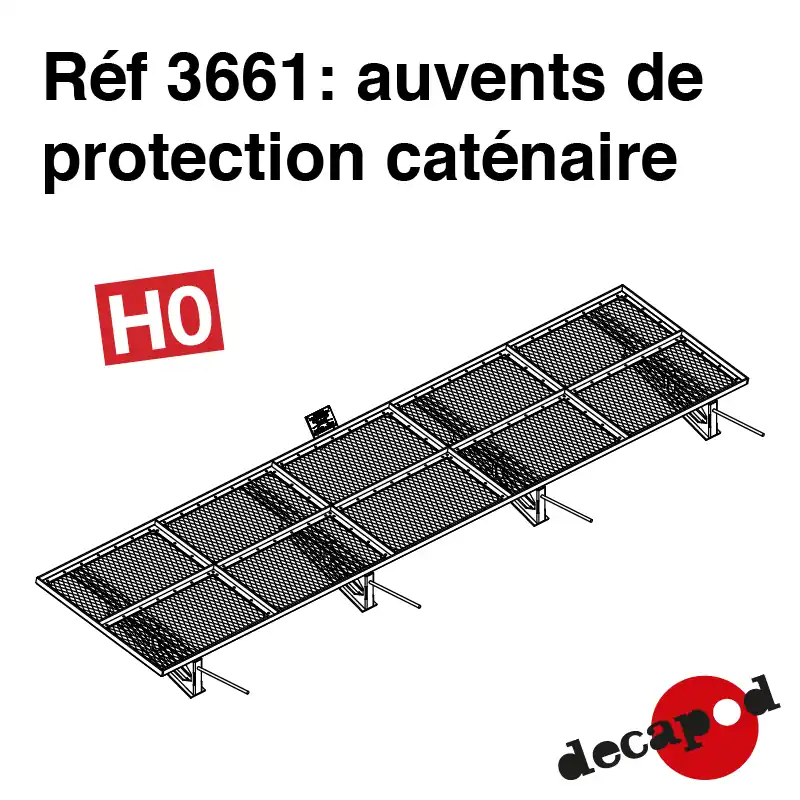 Achetez Aujourd'hui Auvents de protection caténaire HO Decapod 3661